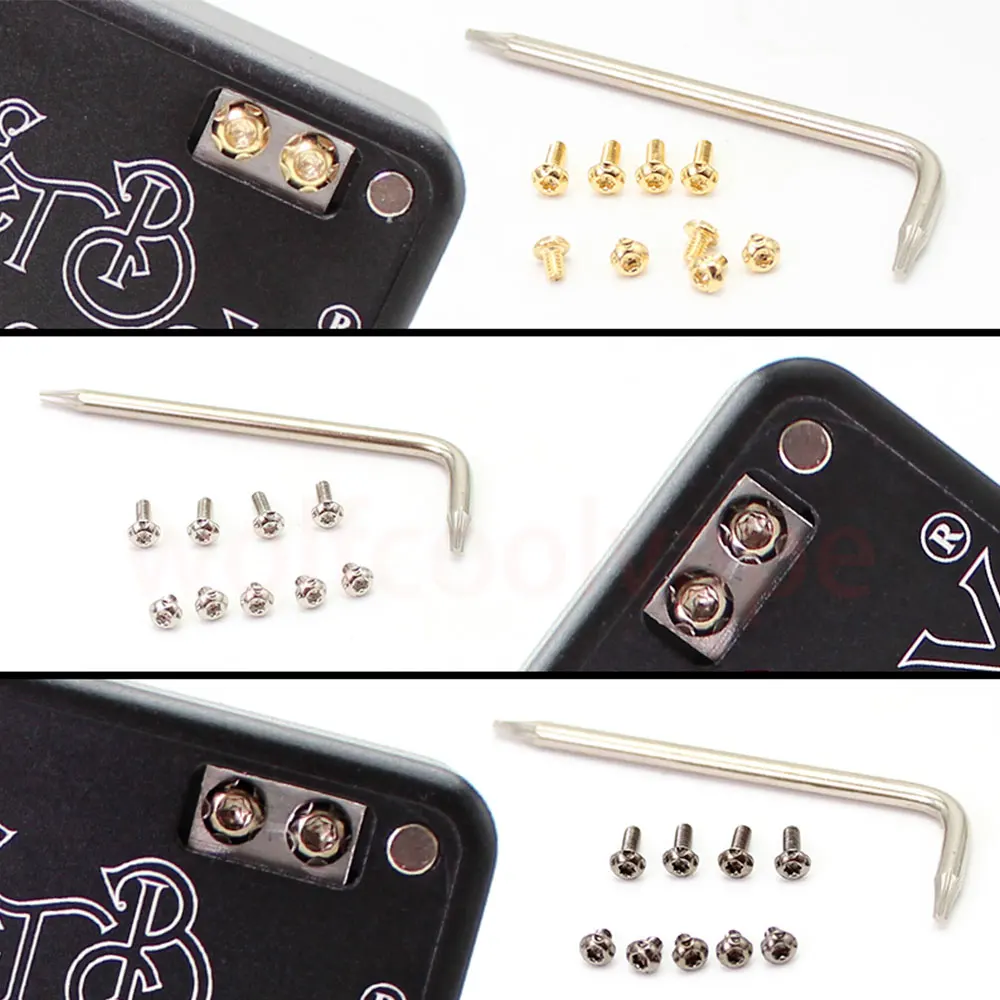 SXK juego de tornillos Torx de repuesto, Kit de acero inoxidable para SXK BB 70W / DNA 60W, caja de estilo Mod, 9 piezas