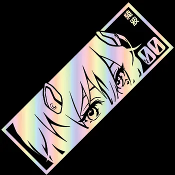 Rei Ayanami 00 Naklejka samochodowa Dekoracja okna Anime Piękna dziewczyna Naklejki Laptop Części samochodowe Naklejki winylowe