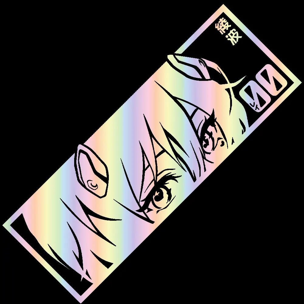 Rei Ayanami 00 Naklejka samochodowa Dekoracja okna Anime Piękna dziewczyna Naklejki Laptop Części samochodowe Naklejki winylowe