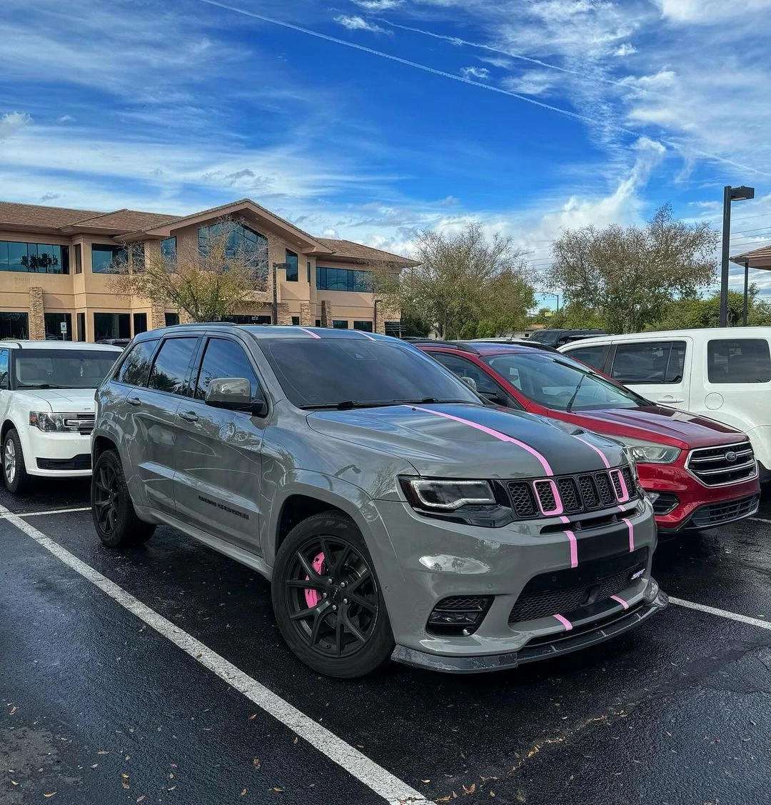 Car Stickers Decal Sticker Graphic Hood Roof Rear Stripe Kit for Jeep Grand Cherokee Trackhawk SRT Accessories Cover 2011-2021