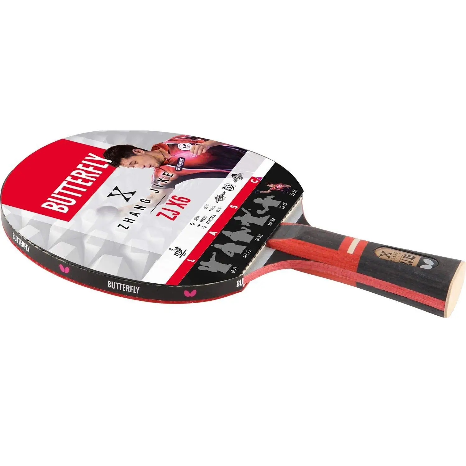 Butterfly Zhang Jike Zj X6 Table Tennis Racket ITTF Approved Advanced Professional Players