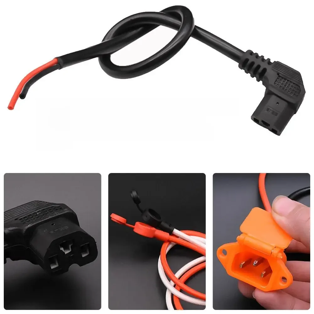 AliExpress Electric Vehicle Accessories Universal with 12AWG Cable Battery Connector Plug Charging Socket Scooter Bike Parts