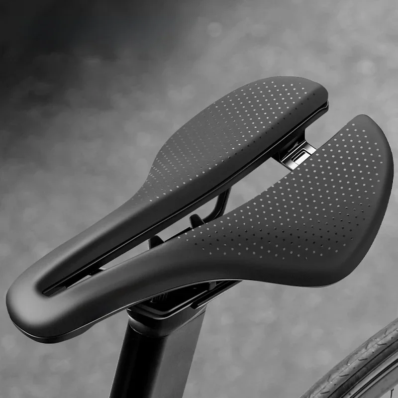 AliExpress WALGUN Walgun Hollow Bicycle Saddle PU Waterproof Aerodynamic Bike Cushion Shock Absorption Cycling Seat MTB Road Bike Seat Accessories