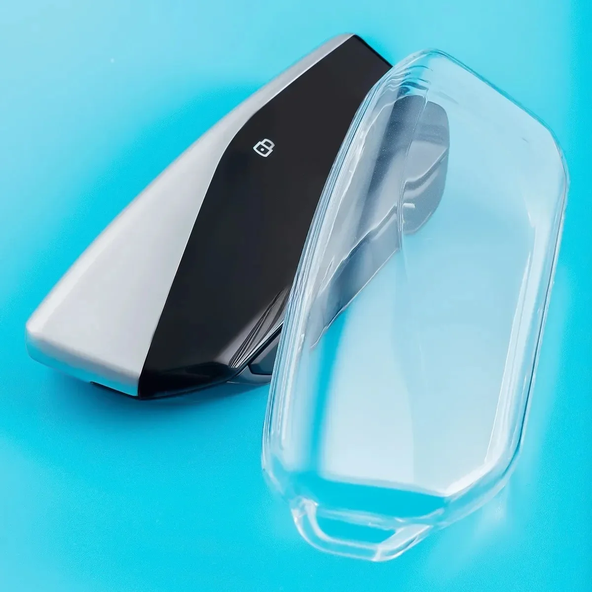 For 2023-2025 BMW 740i 760i X1 iX1 iX XM X5 X6 X7 218i 220i 223i Active Tourer Crystal Clear Car Key Fob Cover Case Accessories