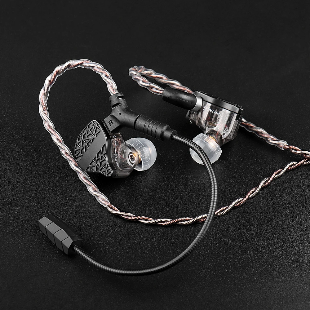 كابل ألعاب من TRN-RedChain Plus ، مطلي بالفضة ، من النحاس OFC ، ترقية مختلطة ، قابل للفصل 3.5 مللي متر ، 1.2 متر ، 2 متر ، 4-core