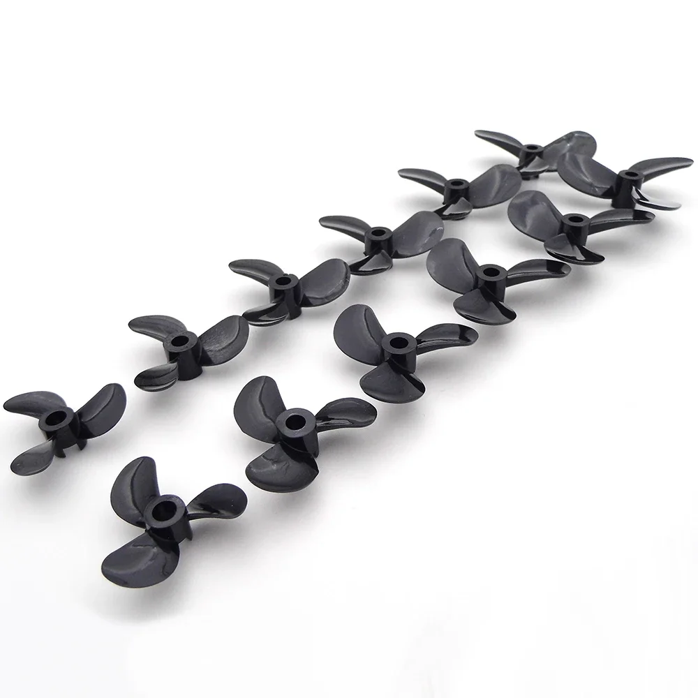 Hélice 3 pièces pour bateau radiocommandé, arbre de 4mm, 28mm, 32mm, 36mm, 40mm, 48mm, jouet sous-marin, modèle de bateau, 2 pièces