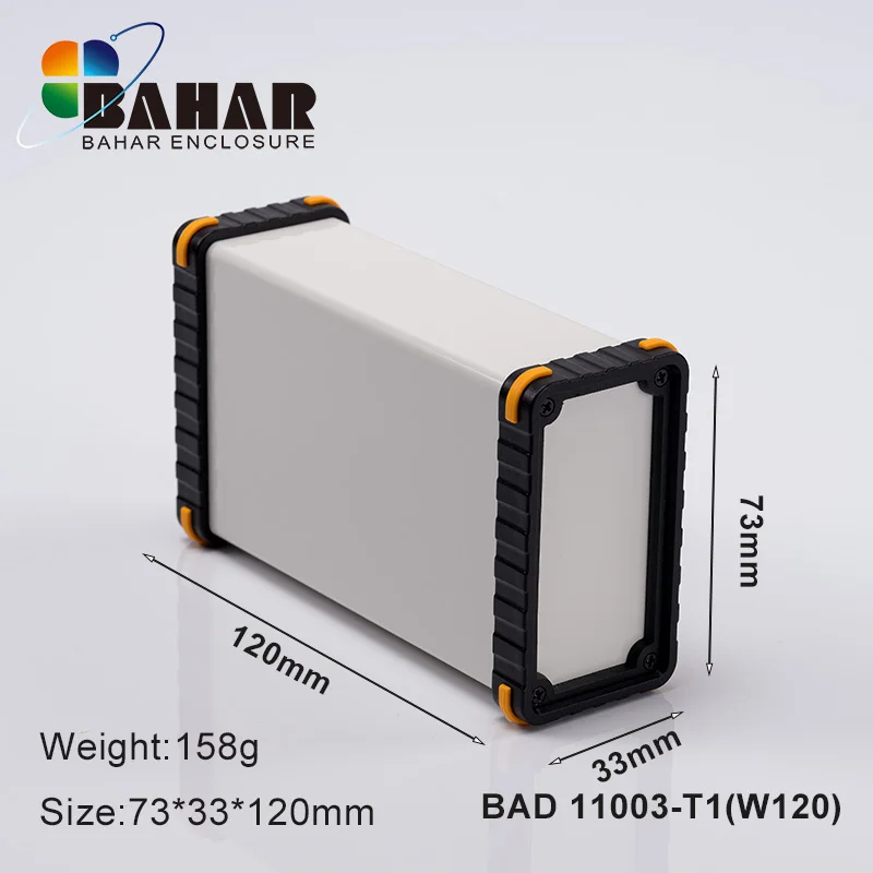 Aluminum Enclosure Wire Junction Box Instrument Shell Battery Case Model BAD11003 DIY Amplifier Enclosure Power Supply Box