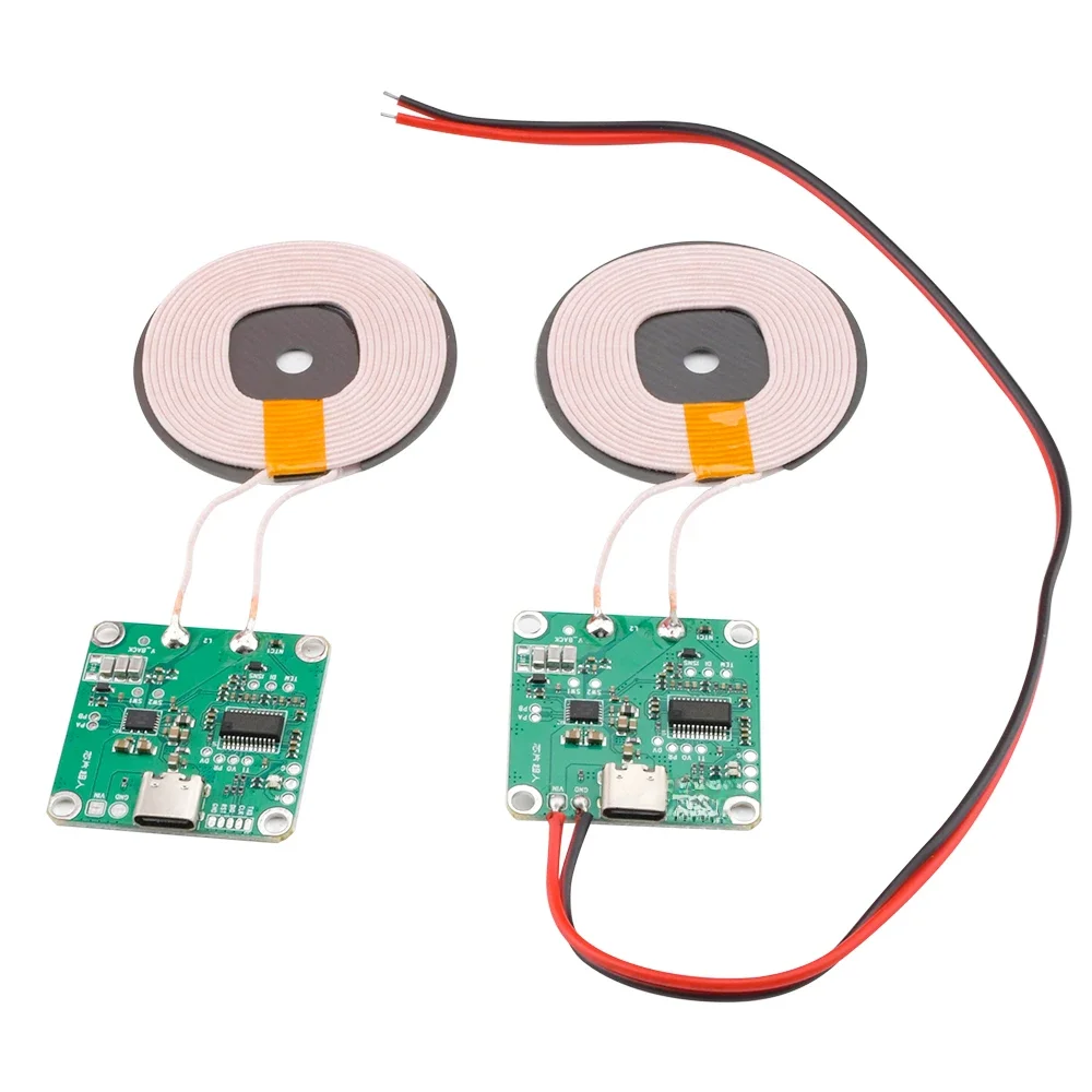 20W high power 5V 12V schnelle lade drahtlose ladegerät sender modul Typ-c USB + spule Qi universal FÜR AUTO TELEFON batterie mit Überhitzungsschutz