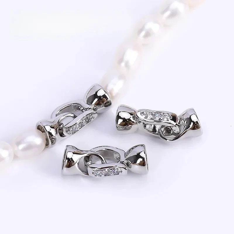 Zapięcia do bransoletek akcesoria 18K prawdziwe pozłacane złącza do biżuterii DIY materiały do wyrobu biżuterii, zapięcie do biżuterii — zdjęcie 2