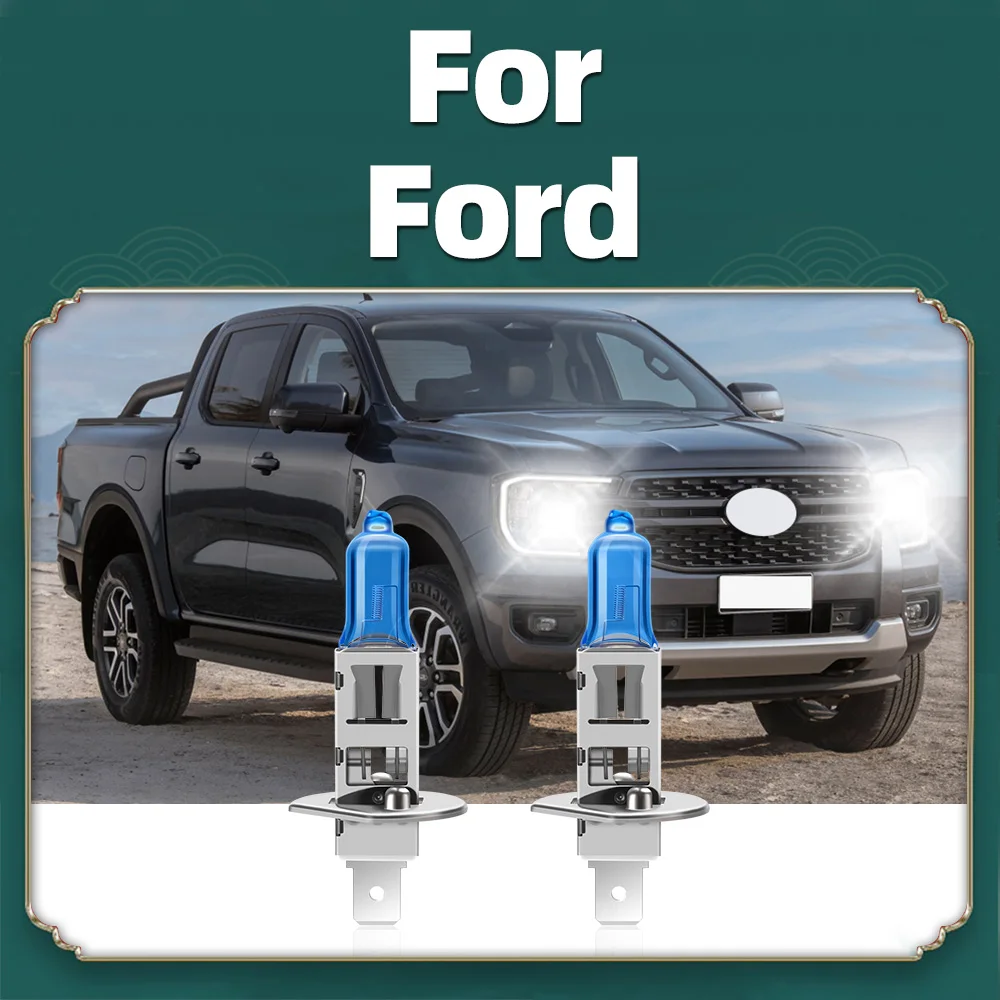 

2 шт. супер яркие автомобильные передние галогенные лампы для Ford Explorer 1999-2001 Galaxy 1995-2007 белые 12 В H1 автоматические противотуманные фары 100 Вт 6000 К