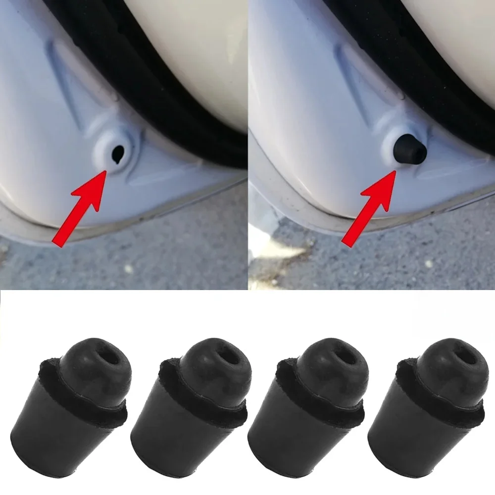 4x pour Hyundai KIA K3 K4 K5 Elantra Accent Tucson porte de voiture pare-chocs tampon Anti choc bosse arrêt en caoutchouc 8219128010 Noir Nouveau