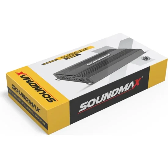 

Soundmax SX-PW5500.5 5500 Watt 5 Channel Pro Amp with Bass Control