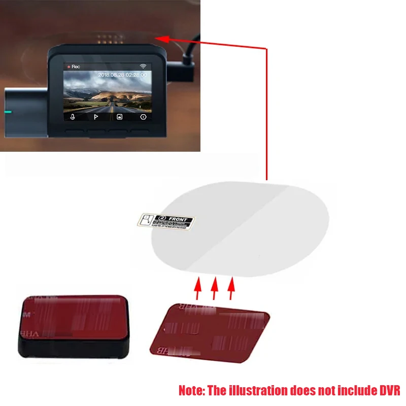 

Applicable to the original mi 70Mai Pro CAR DVR dedicated accessories set +3M tape buckle 10pcs