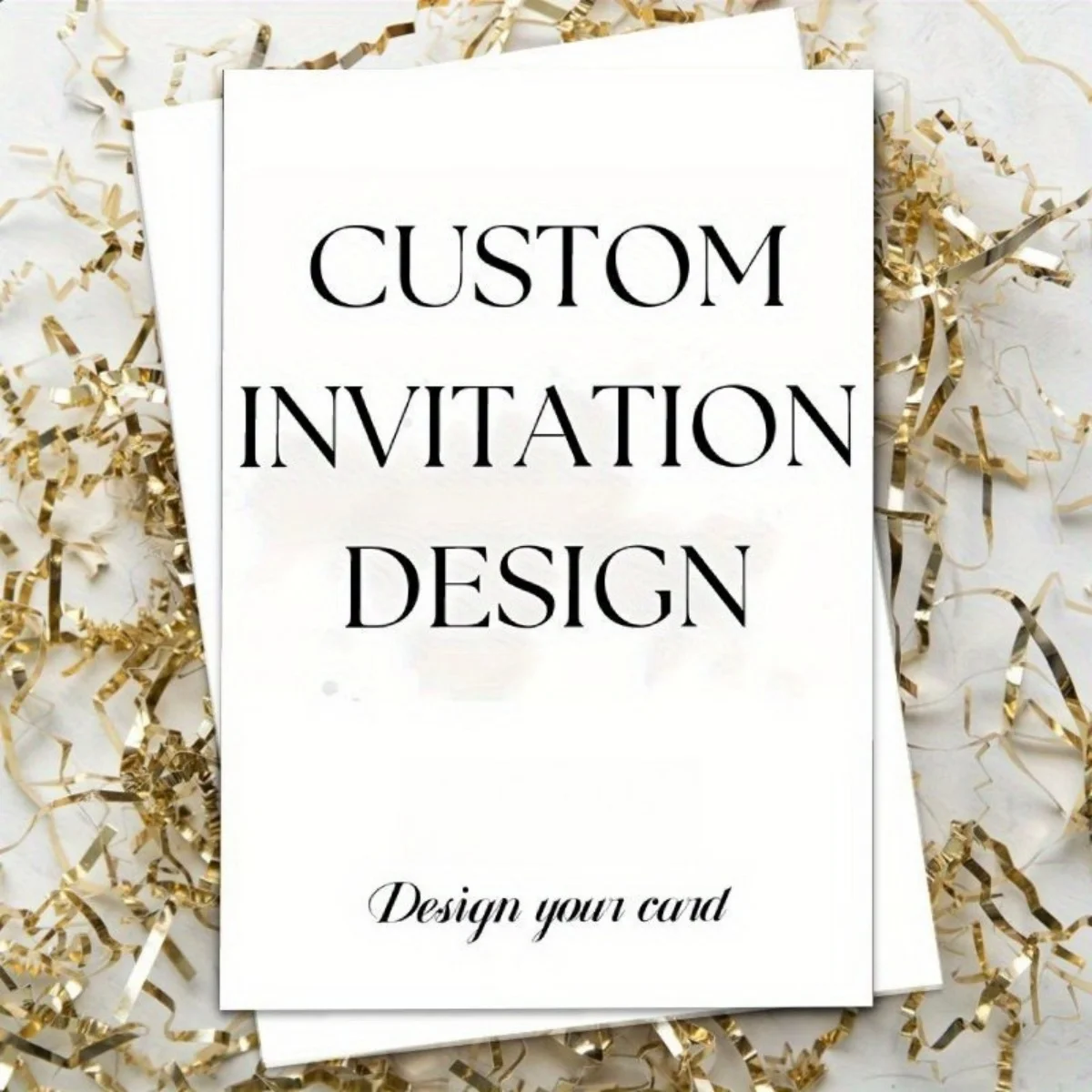 1 personalized custom greeting card—commemorative card, thank-you card, birthday gift card, or unique gift card. view 3