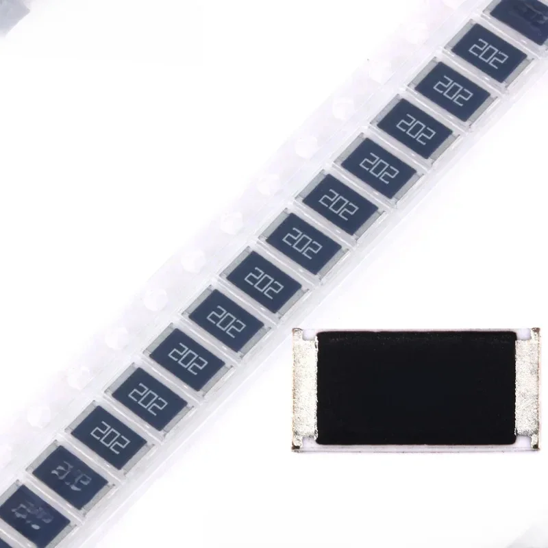 100 sztuk/20 sztuk 2Kohm 2512 SMD Rezystor chipowy 1W 2K ohm 202 2KR Rezystancja 5% — zdjęcie 2