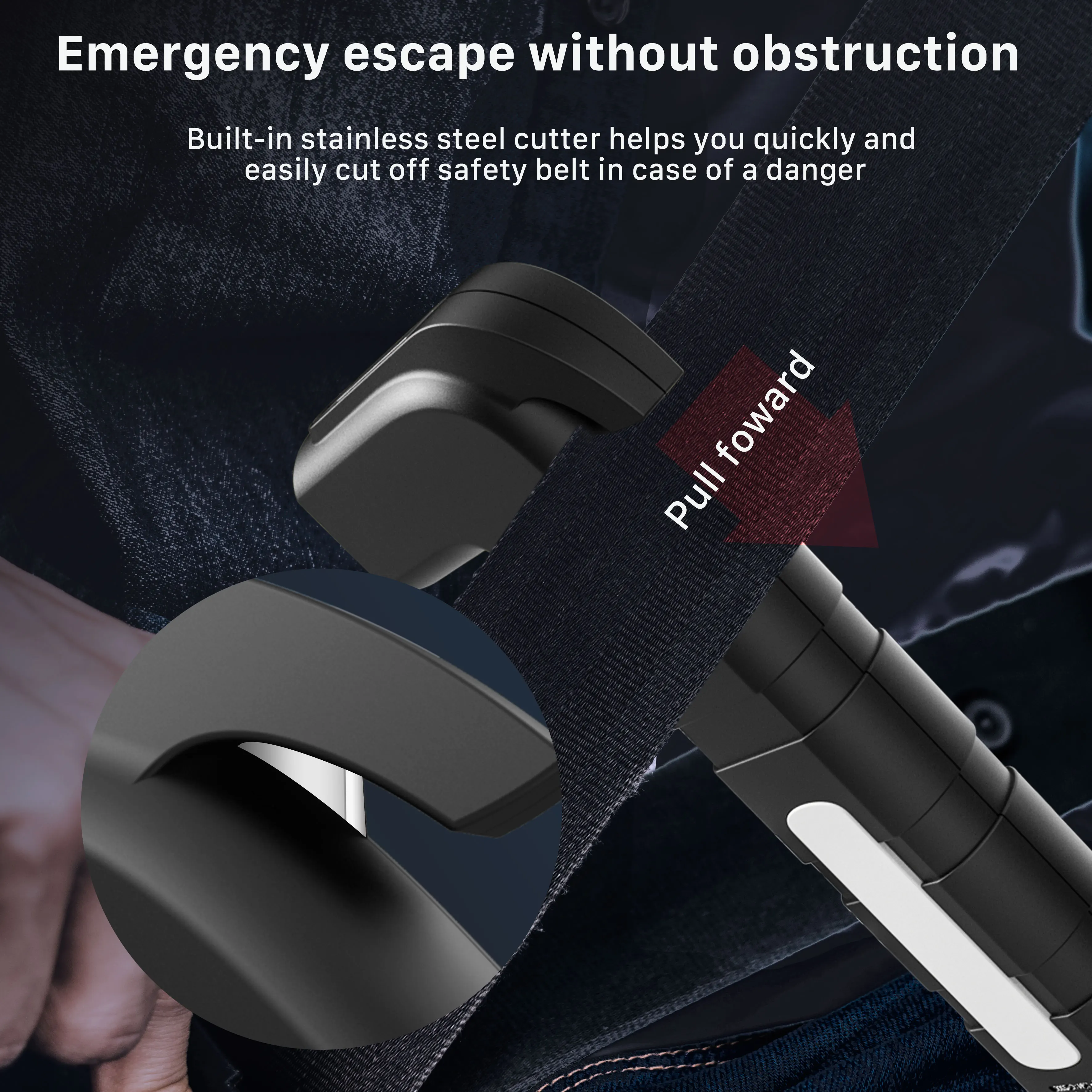 4 In 1 Multi Auto Sicherheit Hammer Fenster Breaker Sicherheit Sitz Gürtel Cutter Notfall Auto Escape Magneten Dual Led Licht taschenlampe