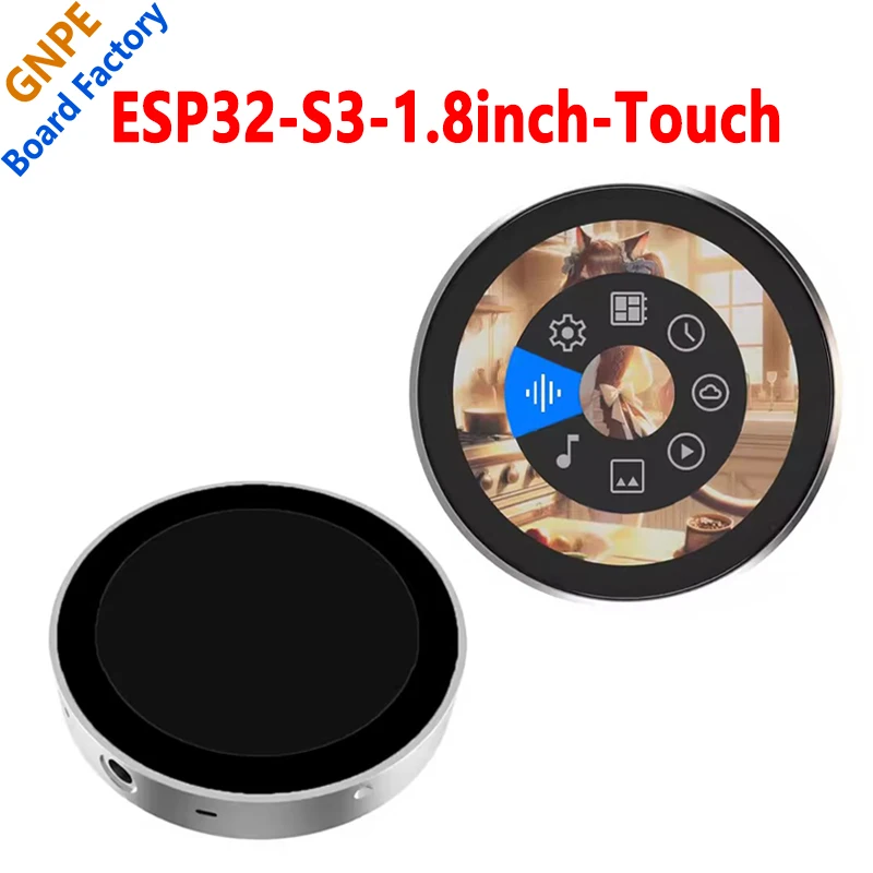 AI Voice Chat Deepseek EPS32 S3 1.8 inch Round LCD Display Touch WIFI AIDA64 Secondary Screen /Video MP3 /Photo /For Arduino