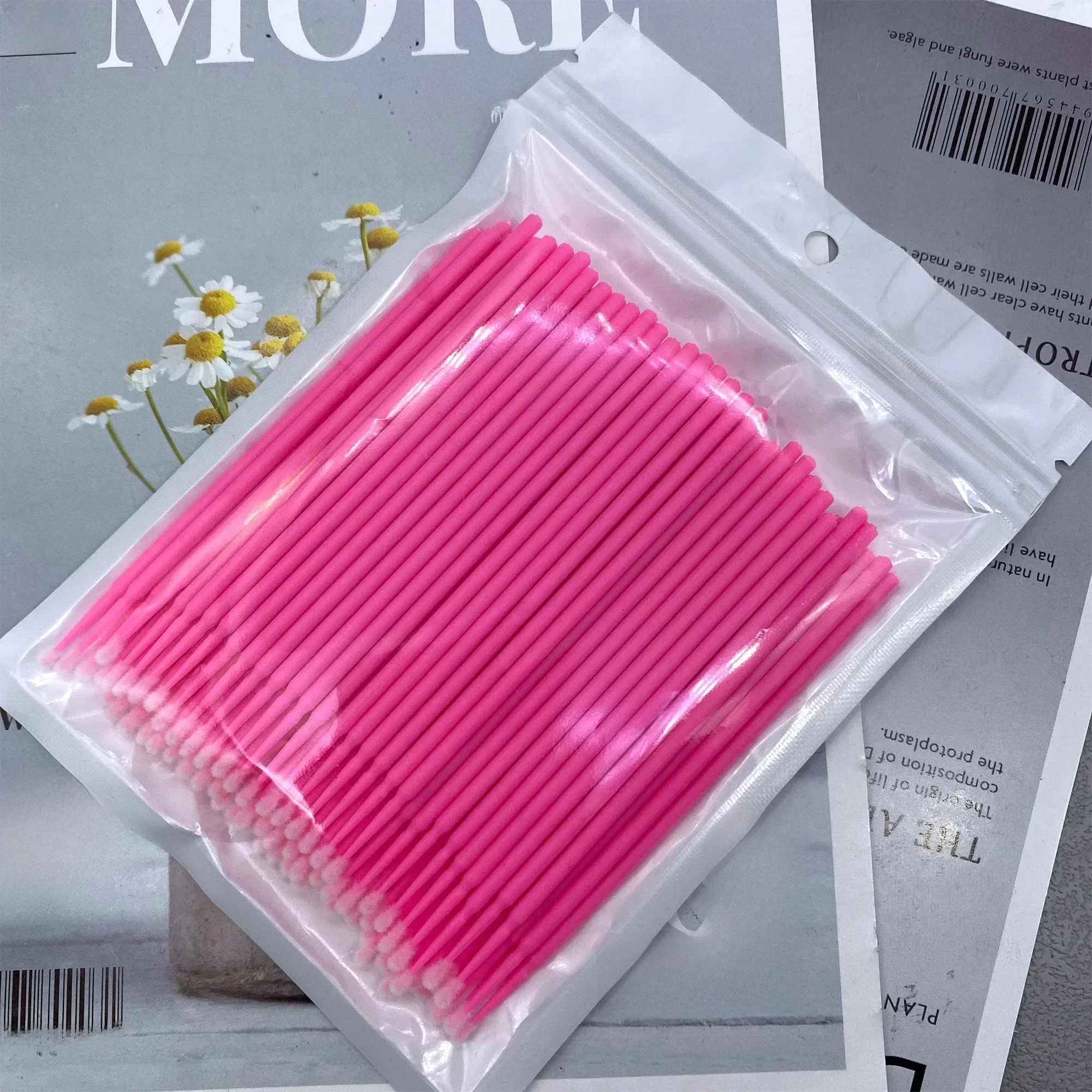 Micro brosse jetable pour Mascara, 100 pièces, baguettes applicateur pour enlever les cils, écouvillon, Microbrosse pour Extension de cils, pinceaux de maquillage, outils