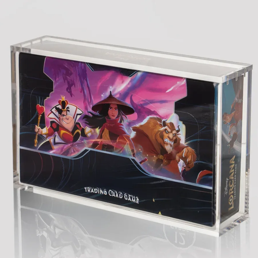 Acryl gehäuse 6mm Display Box Kollektors chutz mit Magnet deckel für Disney Lorcana TCG Booster Box