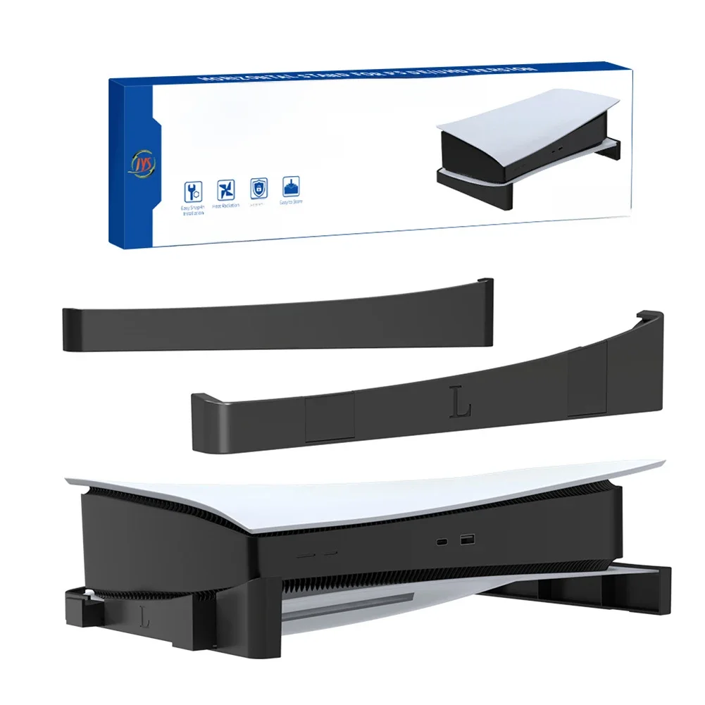 Support de stockage Horizontal pour PS5, 2 pièces/ensemble, support de station d'accueil pour Console de jeu numérique/optique, édition, support blanc/noir