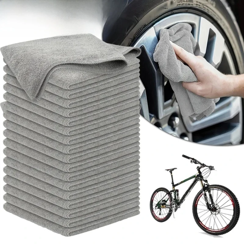 AliExpress NONE Microfiber Cleaning Cloths for Bicycle Car Kitchen Towel Absorbent Soft And Stain-removing Cloth Reusable Cleaning Towels