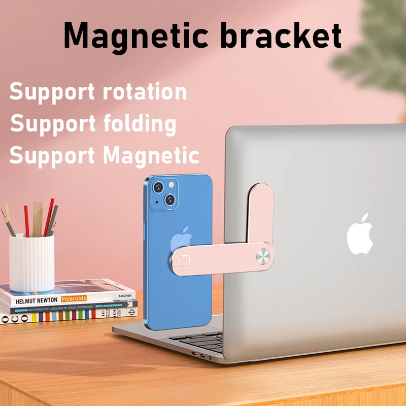 

Portable Magnetic Phone Holder Laptop multi-screen interactive expansion bracket For iPad iPhone Xiaomi Huawei Samsung Stand