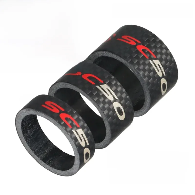 AliExpress TOSEEK CARBON Fiber Bicycle Headset Washer Ultralight 1-1/8 Inch Mtb Stem Handlebar Spacers Mountain