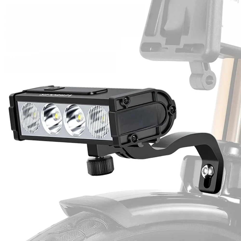 AliExpress NEWBOLER Brompton Folding Bike Light Front 2000mAh Waterproof Bicycle Light 3000 Lumen For Brompton Folding Bike Holder