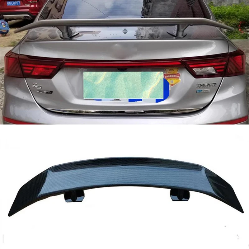 For Kia K3 Cerato 2019-2025 Year GT Spoiler Wing Accessories ABS Plastic Car Trunk Tail Lip Body Kit