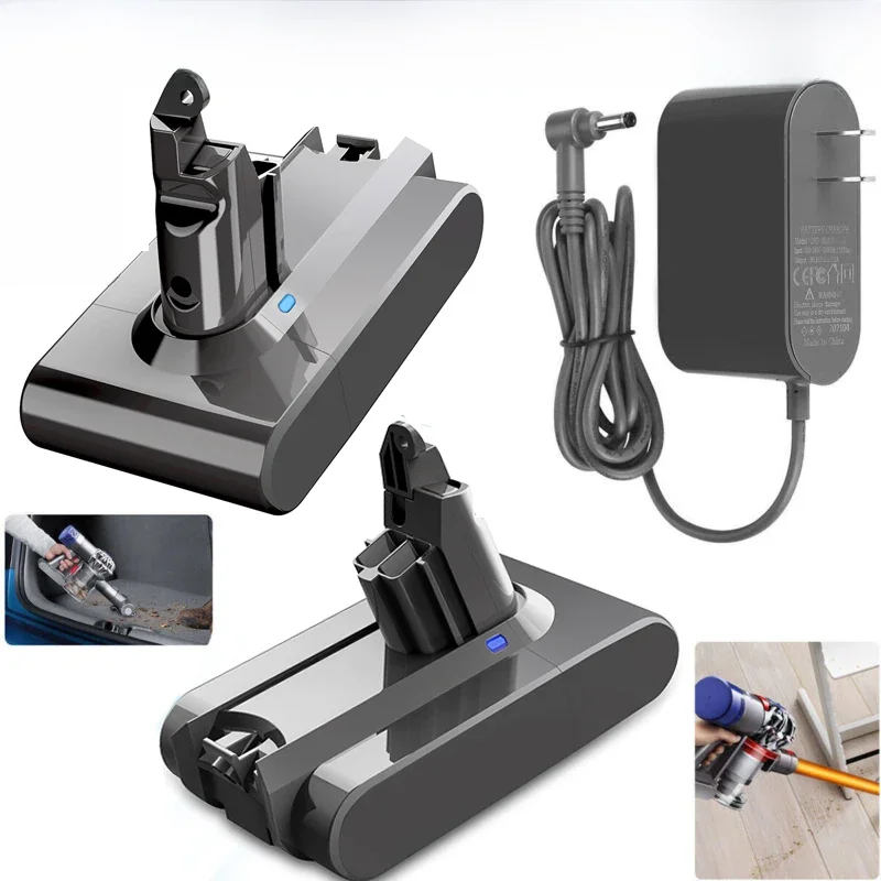 Akumulator V6 dla Dyson, 21,6 V 6000 mAh Bateria dla Dyson V6 Cleiner DC58, DC59, DC62,650,770,880, SV03, SV04, SV05, SV06, SV07, SV09 — zdjęcie produktu 7