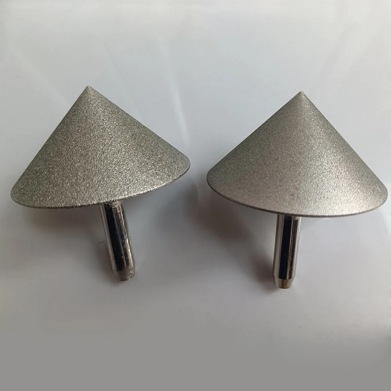 Diamond Grinding Head 90 Degree Glass Chamfering Device Conical Alloy Stone Tile Expansion Drill Grinding Wheel