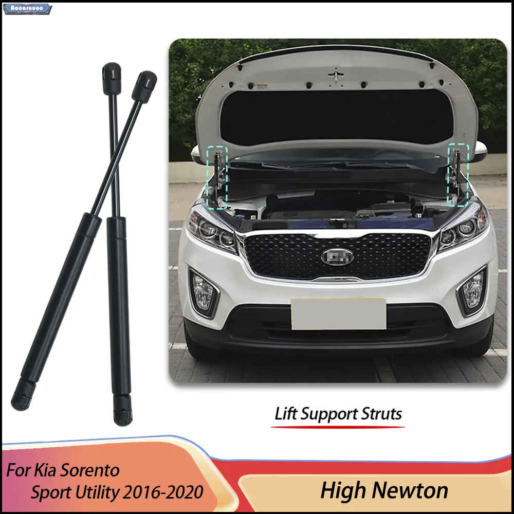 Para Kia Sorento L EX LX SX Sport Utility 2016-2020 2 Peças Amortecedores de Suporte para Elevação do Capô Dianteiro