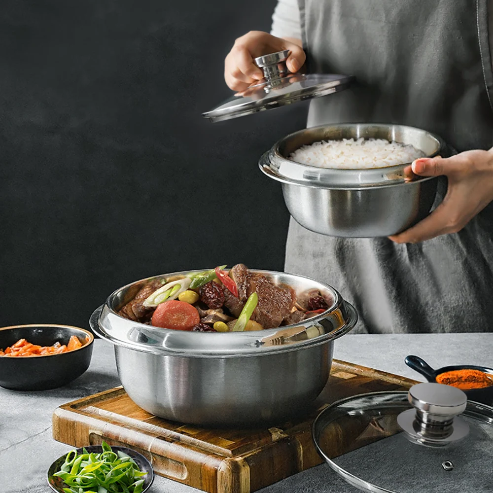 SwissTugartu Tons Triple Stainless Cauldron Pot