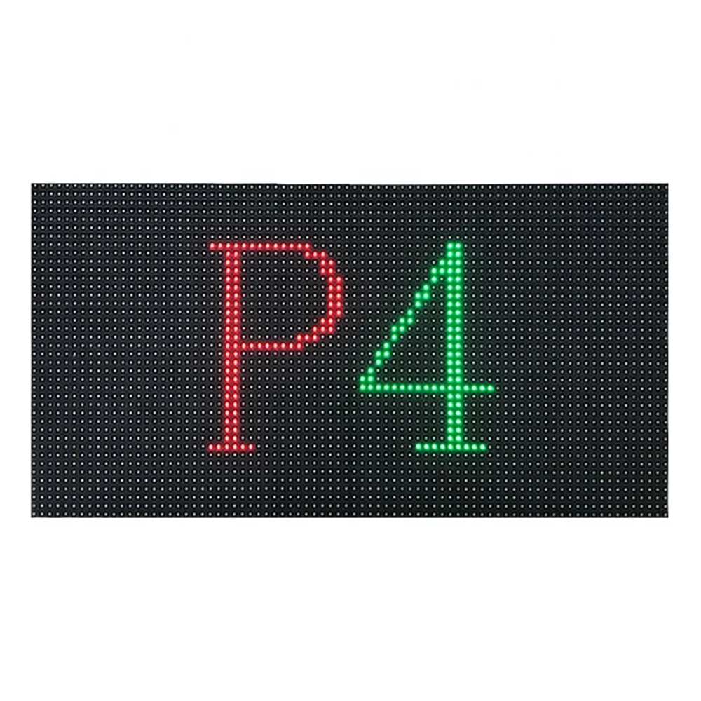 Full Color HD P4 80x40 pixel size 320x160mm LED Matrix display indoor panel