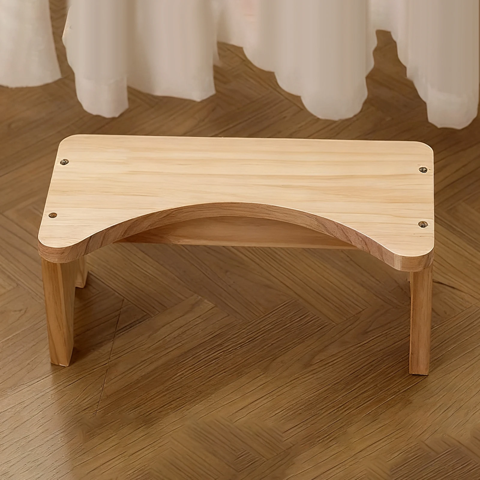 Solid Wood Toilet Stool Multifunctional Footstool For Pregnant Women And The Elderly Bathroom Step Stool Toilet Potty Stool image 3