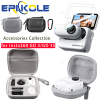 For Insta360 GO 3S Carrying Case Storage Bag Screen Protector Films for Insta360 GO 3 / GO 3S Action Camera Accessories