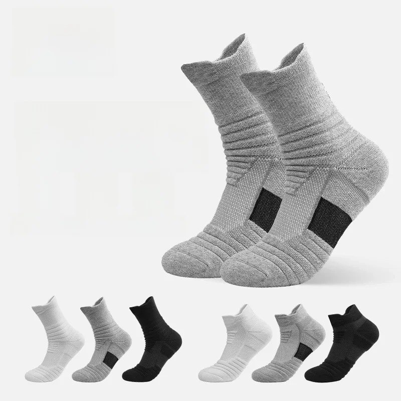 AliExpress WRELS Athletic Running Socks No Blister Cushion Moisture Wicking Socks for Cycling Sport Crew Socks Arch Support Cushioned Socks