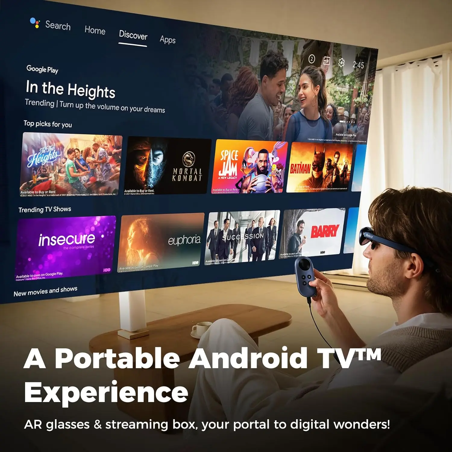 Estación Rokid para gafas Rokid Max Rokid Air AR, Terminal portátil inteligente multifuncional para videojuegos, versión Global