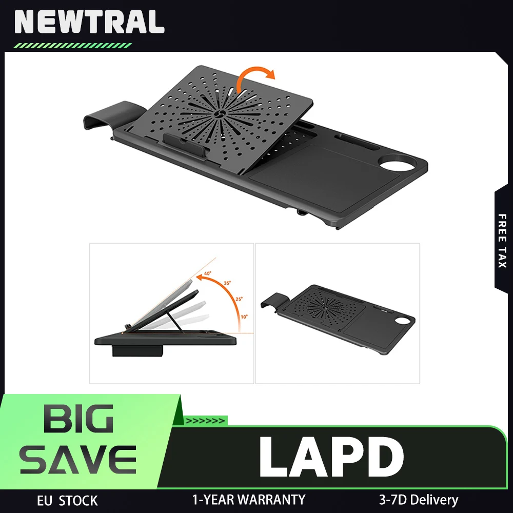 NEWTRAL LAPD Abnehmbarer Arbeitsplatz-Desktop für MAGICH003/MAGICH-BP/MAGICH-BPRO, NT001/NT002 Ergonomischer Stuhl
