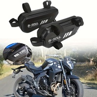 B-SOUL Motorcycle Tool Bag Durable EVA Hard Shell Triangle Side Storage Off-Road Front Frame Box Motorcycle Accessories