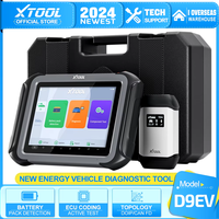 XTOOL D9EV For Energy Vehicles Battery Diagnostics Car Diagnostic Tools Battery Pack Detection ECU Coding Topology CANFD DOIP