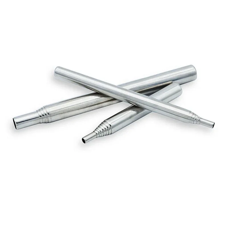 Pailles métalliques en acier inoxydable, extensibles, bâton de feu brûlant, Barbecue, boisson, accessoires de Camping multifonctionnels, 9.5-60cm