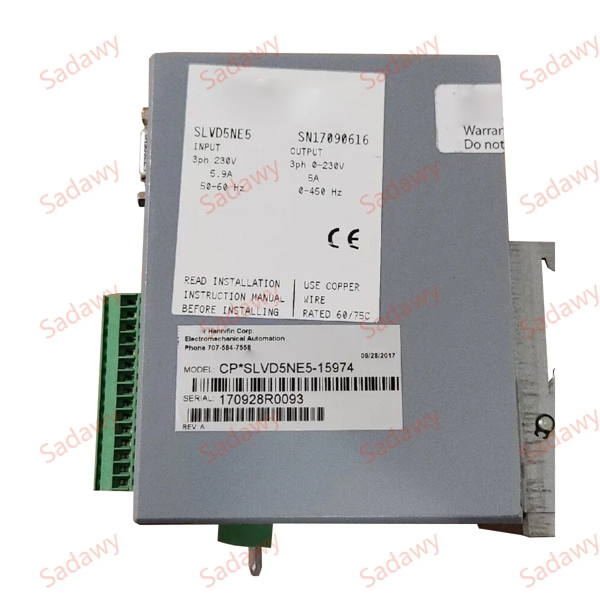 Par-ker New SLVD5NE5 Low Power Single Axis Servo Driver with warranty