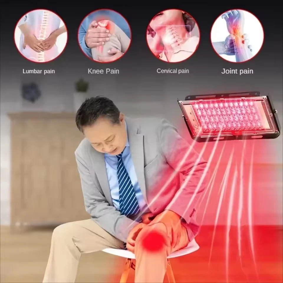96 LED Red Light Therapy Panel USB Powered 180° Adjustable Phototherapy Lamp for Face Body Skin Beauty Muscle Recovery Joint Comfort Relaxation Home Spa Wellness Portable Light Therapy Device 23.5×14cm view 2