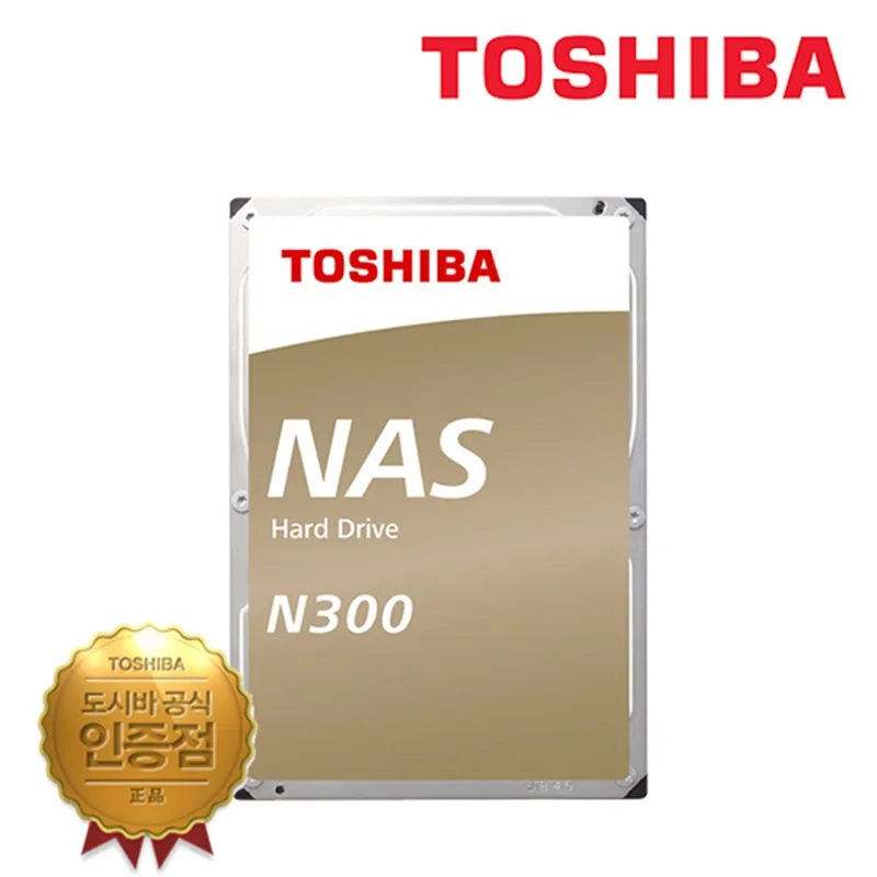 Toshiba official certification store TOSHIBA N300 3.5 inch 4TB HDD 4 Hard Disk CMR SATA3 HDWG740 for Teranas