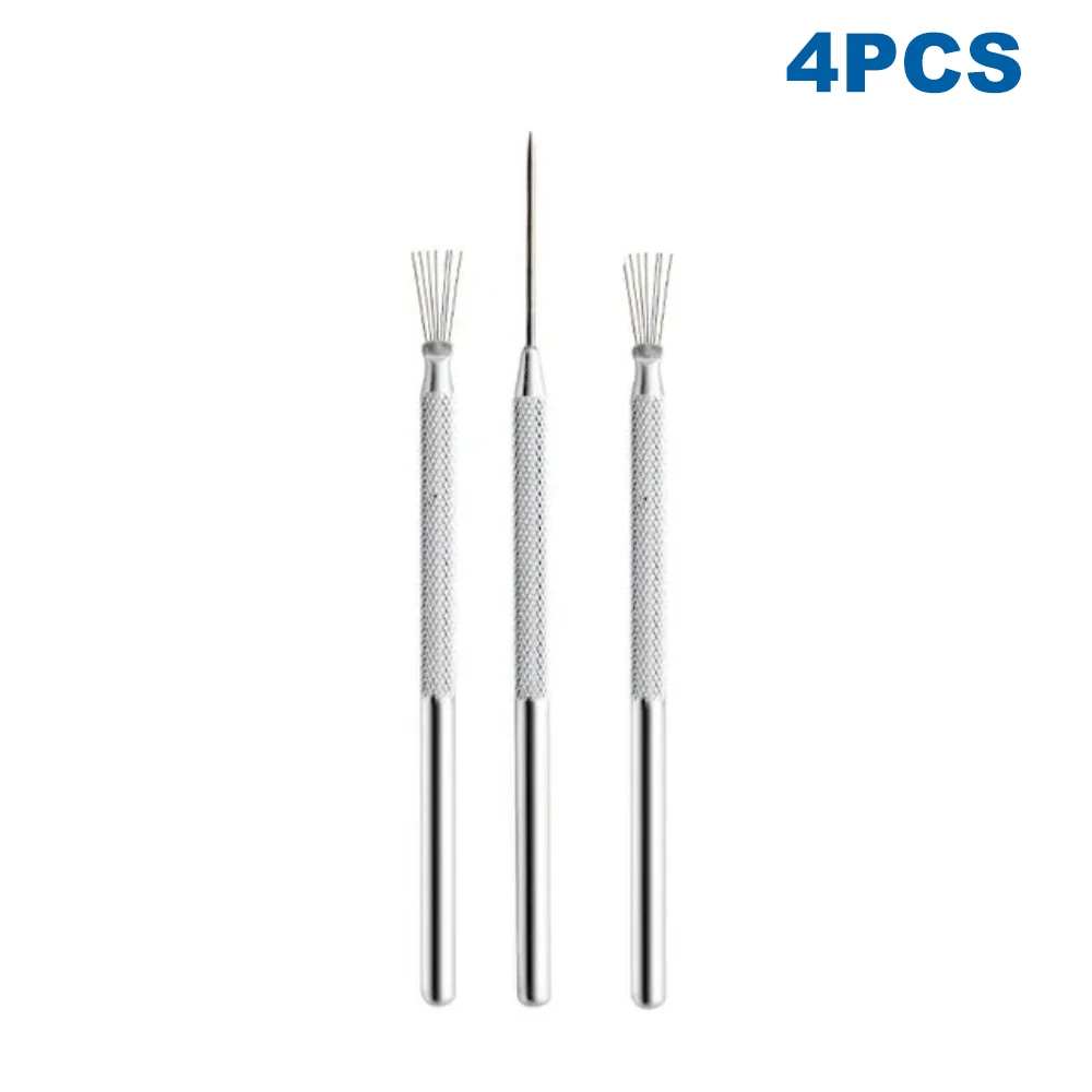 6-Pcs Aluminum Alloy Clay Sculpting Tools – Ribbon Wire End Loop Carving Tool Set for Pottery & Ceramic Detailing LK-AA181