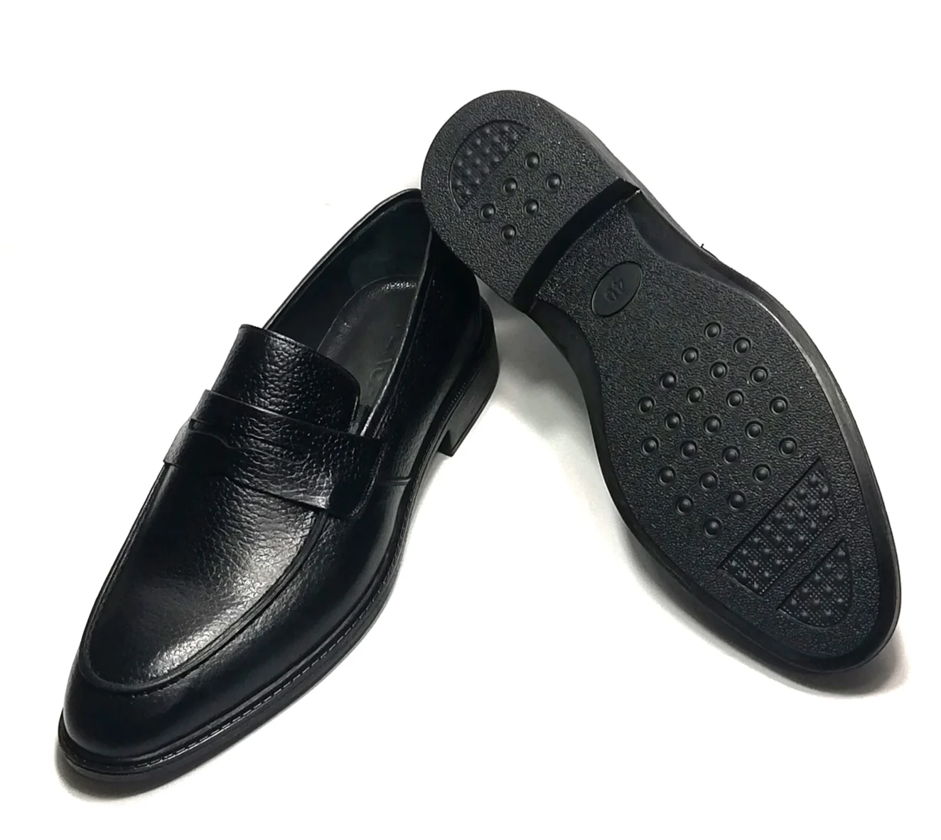 men's black genuine leather shoes office wedding and special occasion shoes handmade excellent workmanship 1st quality stylish