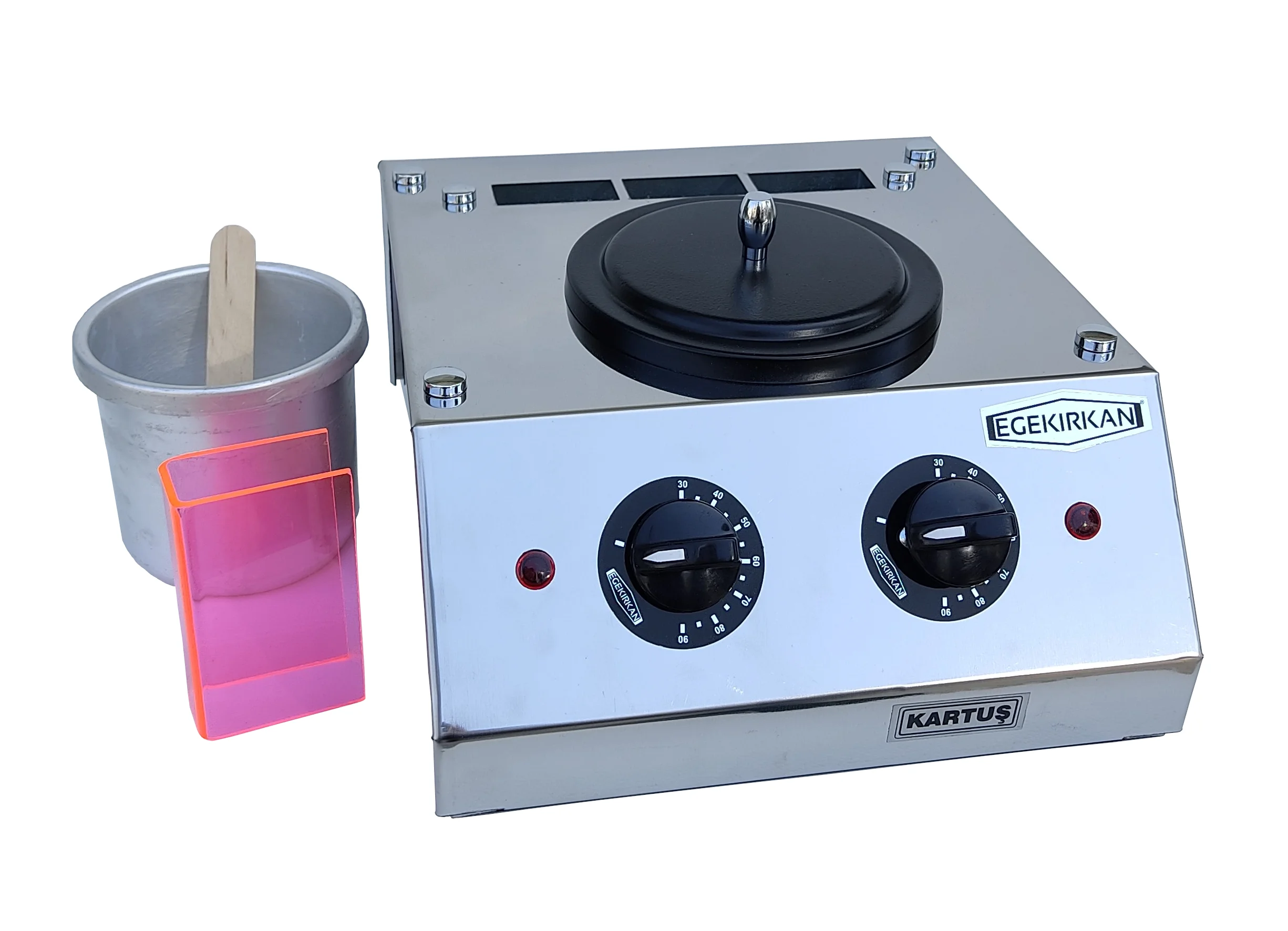 3+1 Professional Salon Hot Wax Machine Pot Roll On Cartridge Hard Wax Warmer Heater Hair Removal Machine 220V / 110V Egekirkan S500