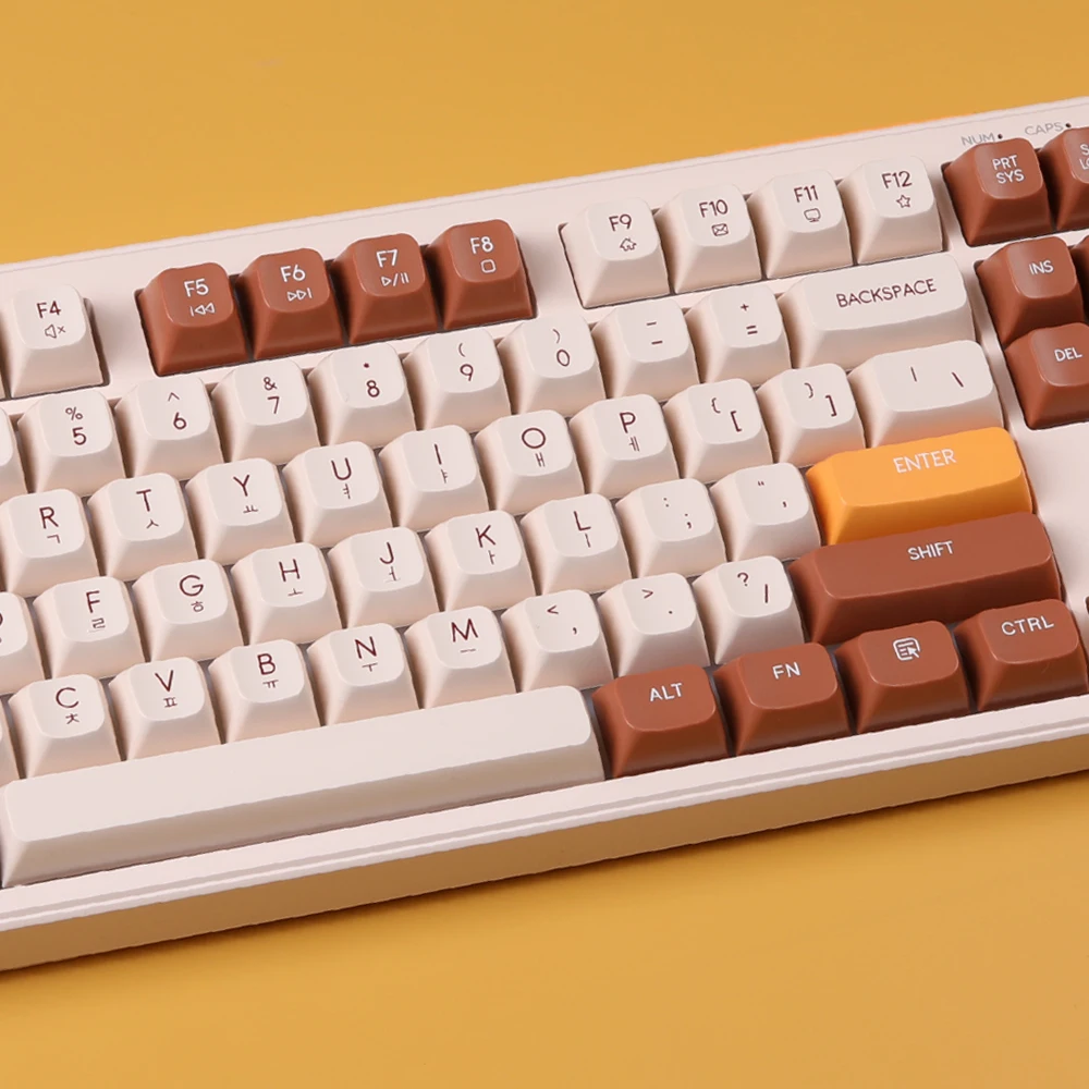 لوحة مفاتيح Monster Gats X108 Boggle Boggle من الجيل الخامس، غشاء منخفض الضوضاء، دقيق الشوفان، لون اللوز، ملحقات الكمبيوتر