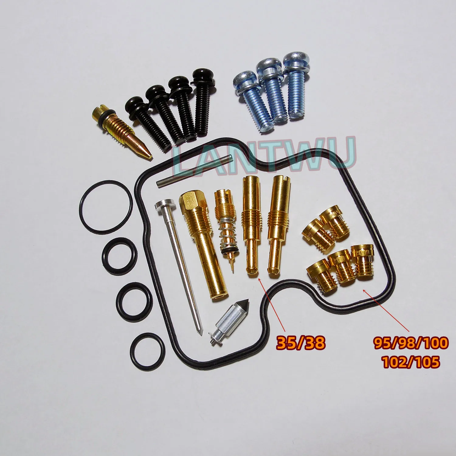 for Honda CB400SF VTEC motorcycle Keihin carburetor repair kit With a seal kit and a shell fixed screw